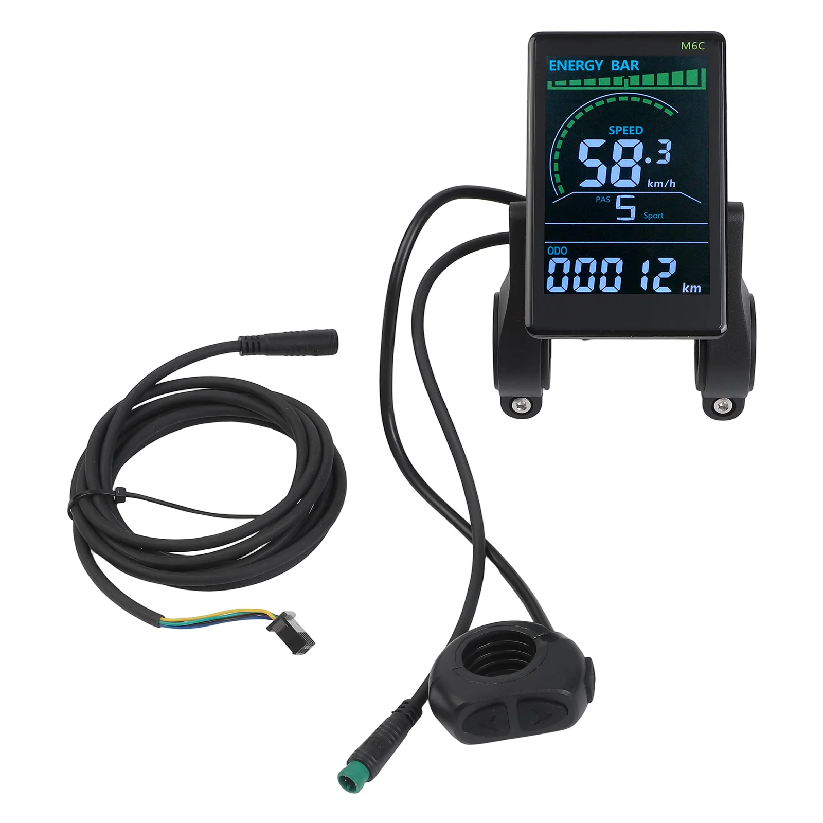 

Display Bike Display TFT Display Waterproof 3 6 Inch TFT LCD Large Colorful Screen Speed Battery Electric Bike