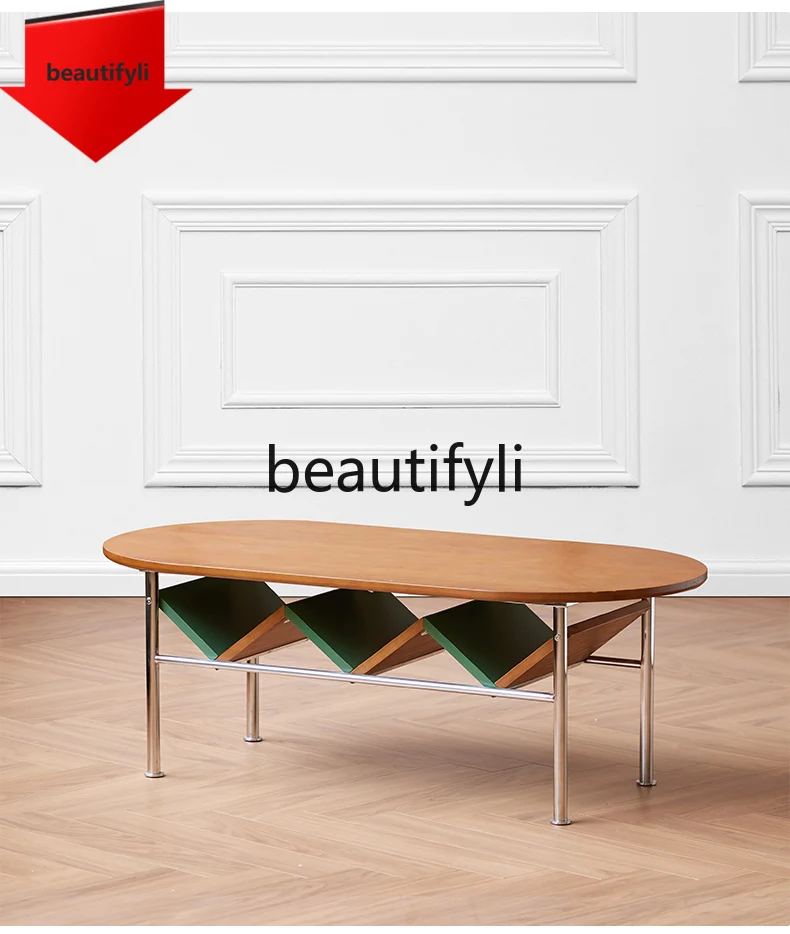 

a16 Винтажный журнальный столик из цельного дерева для маленькой квартиры, гостиной, дома, журнальный столик, диван, чайный столик для хранения