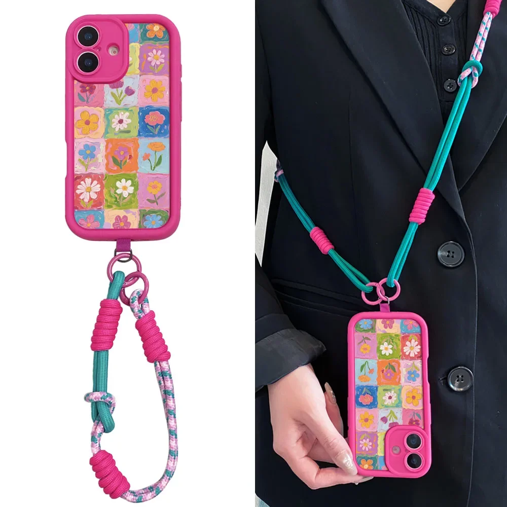 Cxd5Flower Crossbody الحبل CaseforSamsung A56 55 36 26 16 06 15 35 25 54 34 24 73 53 21 71 51 31 72 52 32 14 13 12 17 07 غطاء