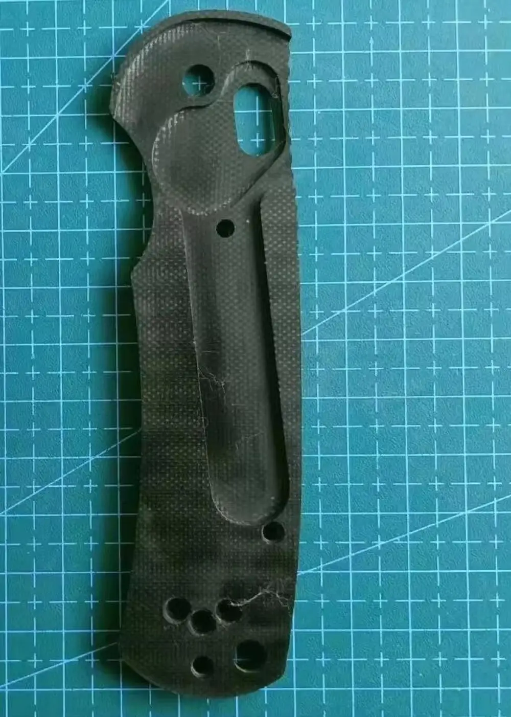 1 Pair Black G10 Knife Handle Scales for Benchmade Griptilian 550/551 Knives DIY Accessory