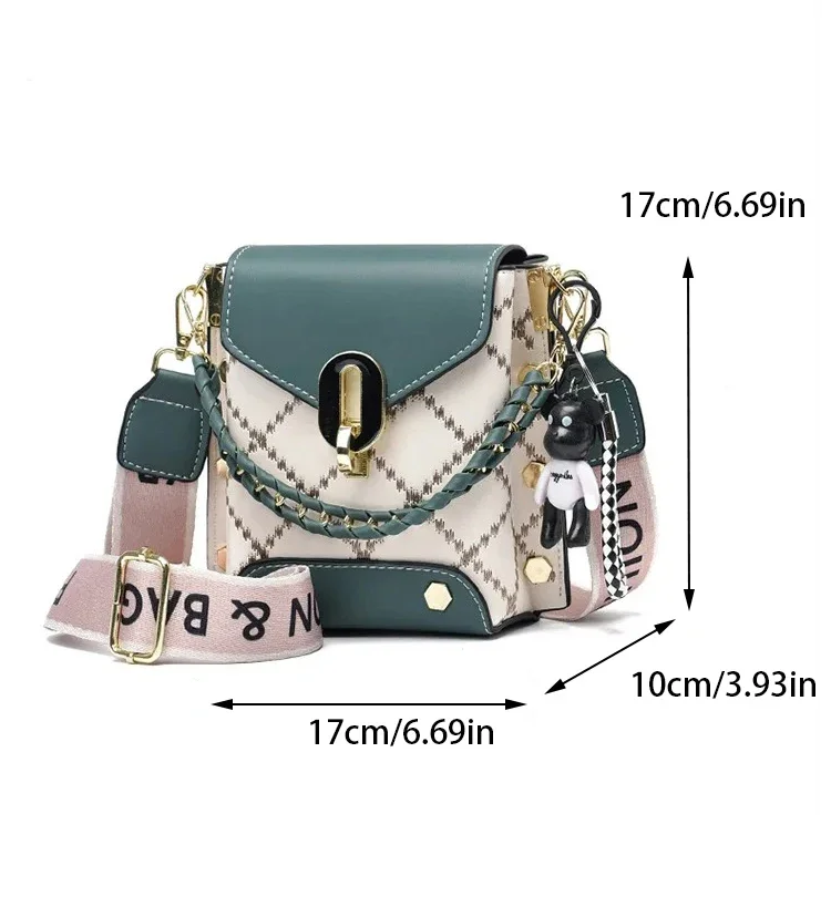 Modna mini torba na telefon Torba damska Prosta mała kwadratowa torba Modne torby na ramię na wszystkie mecze Crossbody