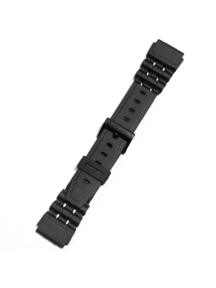 

Suitable for Casio rubber watch strap W-87H W-88HD W-727H/728H black strap men's 20mm