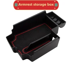 ABS Armrest Storage Box for BMW 5 Series G30 G31 2020-2022 Car Center Console Storage Box Holder Tray Container Organizer Acc.