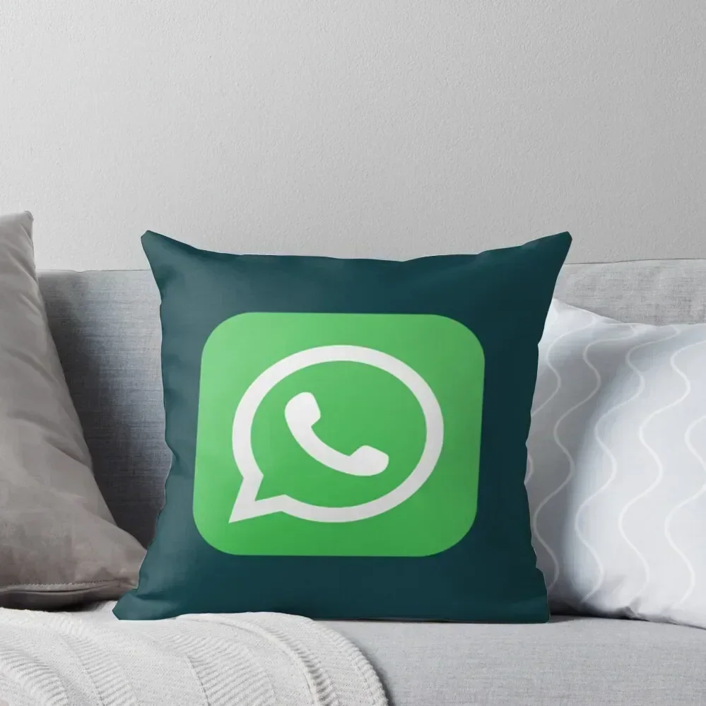 whatsapp Throw Pillow Decorative Sofa Cushion Pillowcase Cushion luxury home accessories pillow