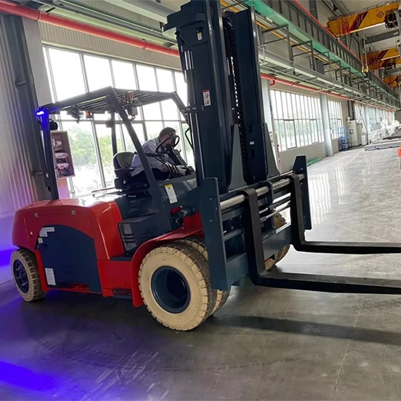 2 Ton 4 Wheel Electric Forklift Truck 4.5m High Mast For High Bay Warehouse Pallet Rack Storage Order Picking Customized