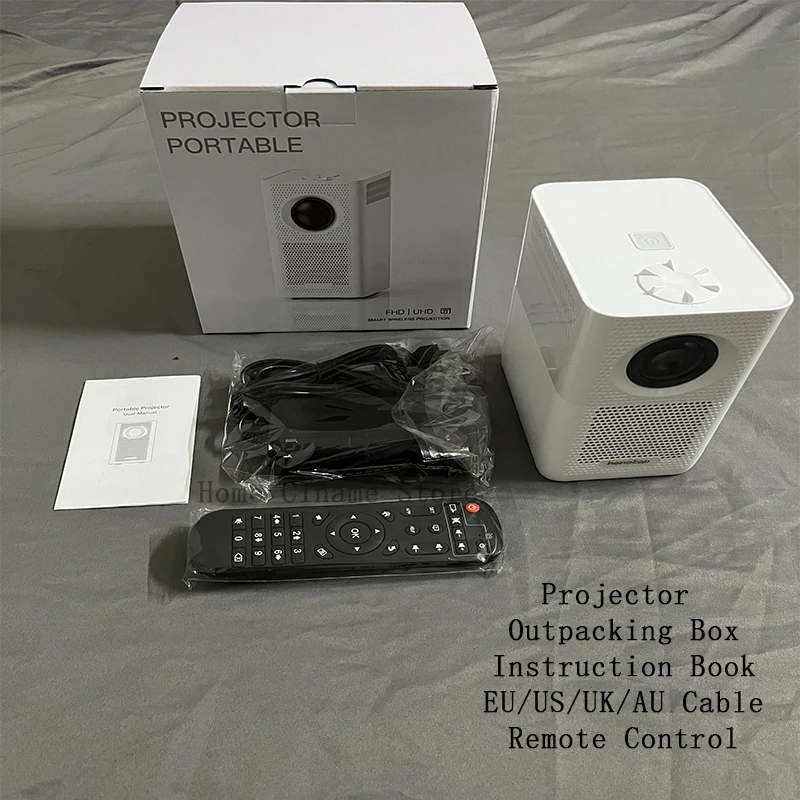 HONGTOP S30 Max 400 Ansi Lumens الإصدار العالمي 4K جهاز عرض صغير محمول أندرويد 10 2GB + 16GB مسرح متعاطي المخدرات للمسرح المنزلي
