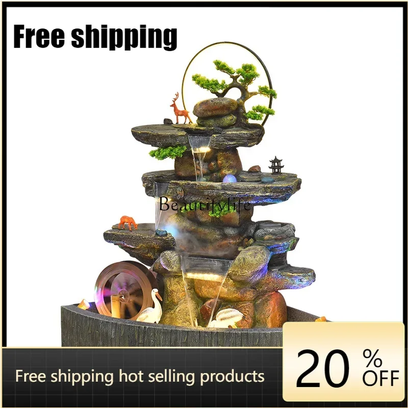 X4 Garden large rockery flowing water fountain circulating water landscaping floor ornament