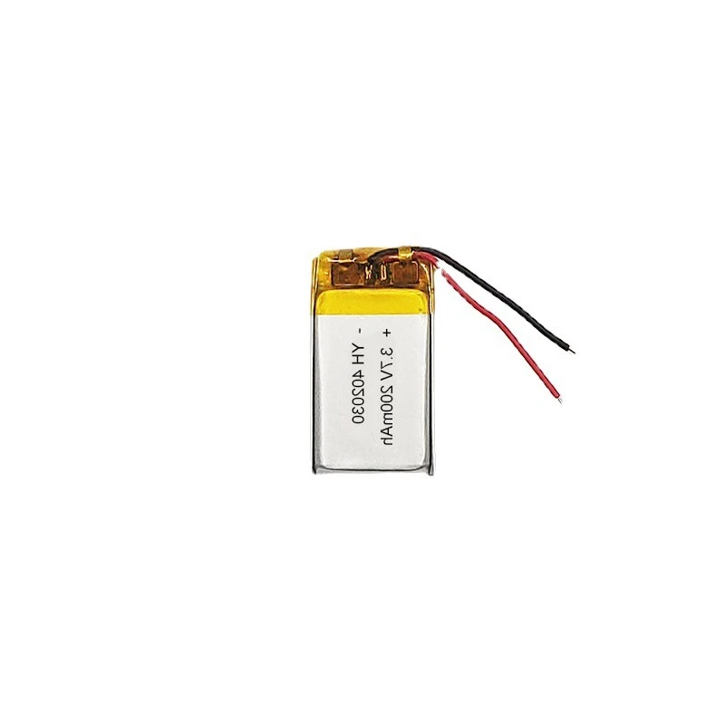 For 402030 Polymer Rechargeable Battery 200mAh Sufficient Capacity 3.7V Polymer Lithium Battery 30pcs