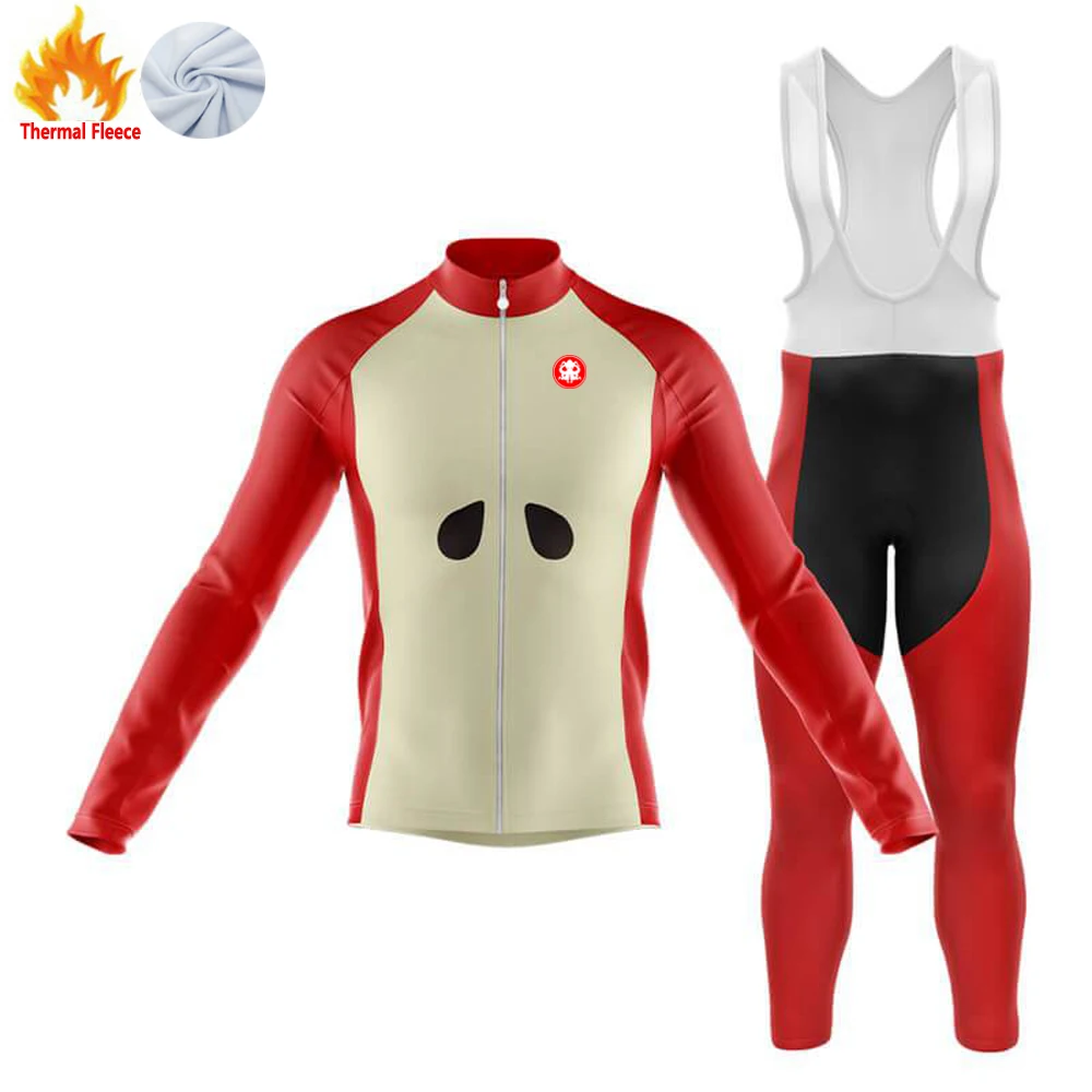 2023 Winter Thermal Fleece ropa ciclismo hombre cycling jersey fietskleding heren mtb의류 자전거의류 자전거바지 велоспорт куртка мужская