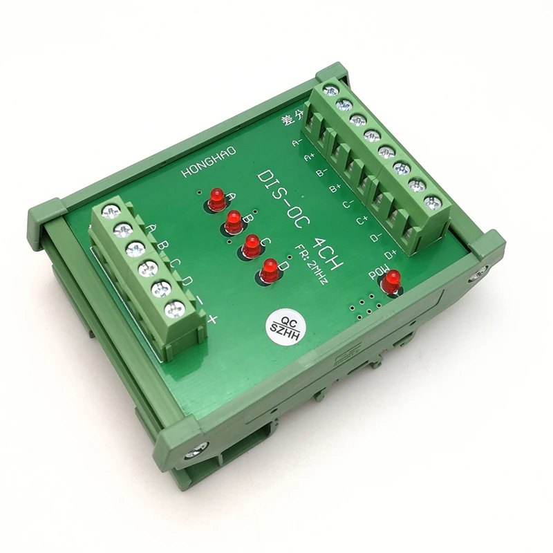 

Дифференциал в коллекторный модуль преобразования сигнала вход и выход изоляции установки на рейку DIS-OC 4CH