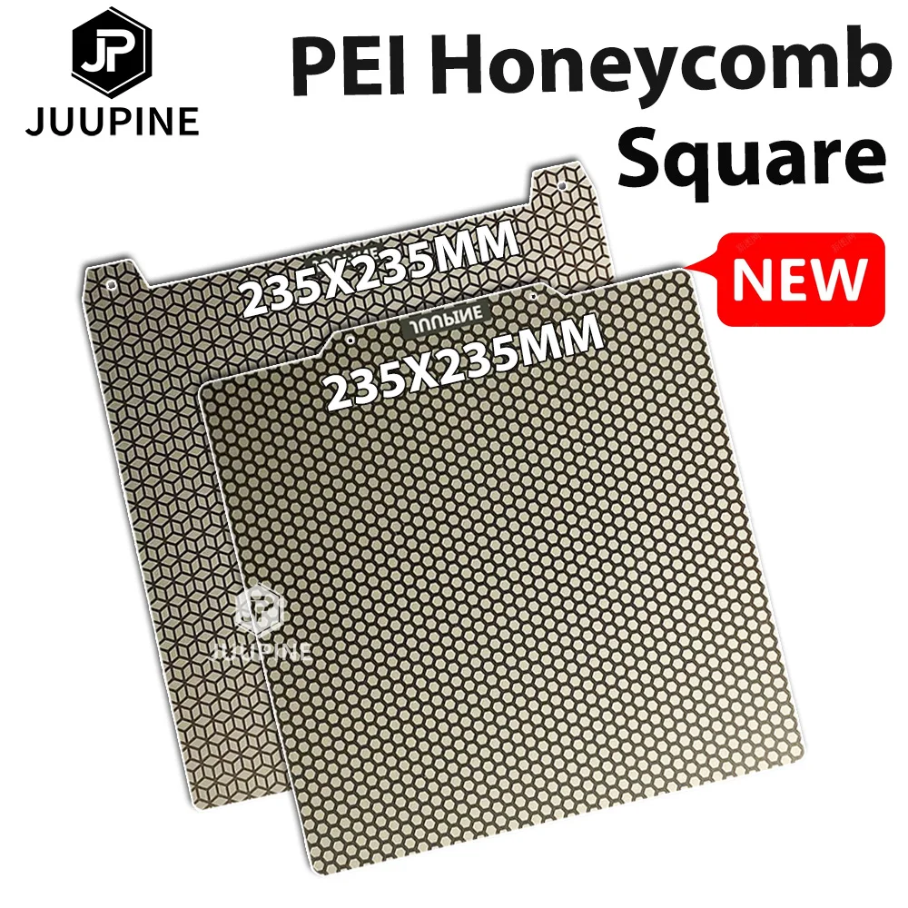 PEI Sheet 235x235 PEI Honeycomb K1c Build Plate 220x220 Double Side K1 Build Plate For Flashforge Adventurer 5m Elegoo Neptune 4