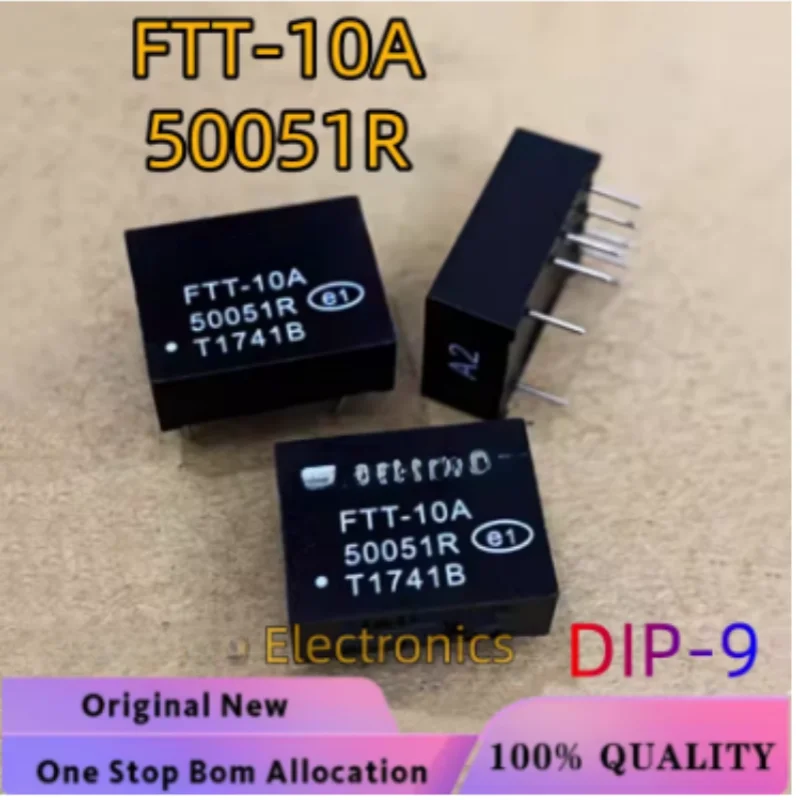 1Pcs/Lot NEW FTT-10A 50051R FTT-10A 50051 FTT-10A50051R PIN-9 FT-X1 FT-X1-14240R DIP-6 Power Module Direct-Plug Transformer