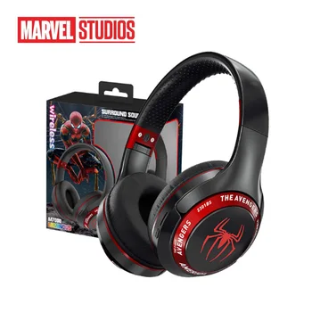 Marvel homem aranha bluetooth águias sobre a orelha dobrável computador sem fio fones de ouvido cancelamento ruído alta fidelidade estéreo gaming headset