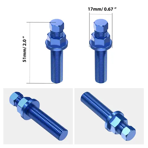 NICECNC For Husqvarna TE 300 TE 250 FE 250 FE 350 FE 450 501 TX 300 2014-2023 Chain Adjuster Axle Block 701 Enduro Supermoto