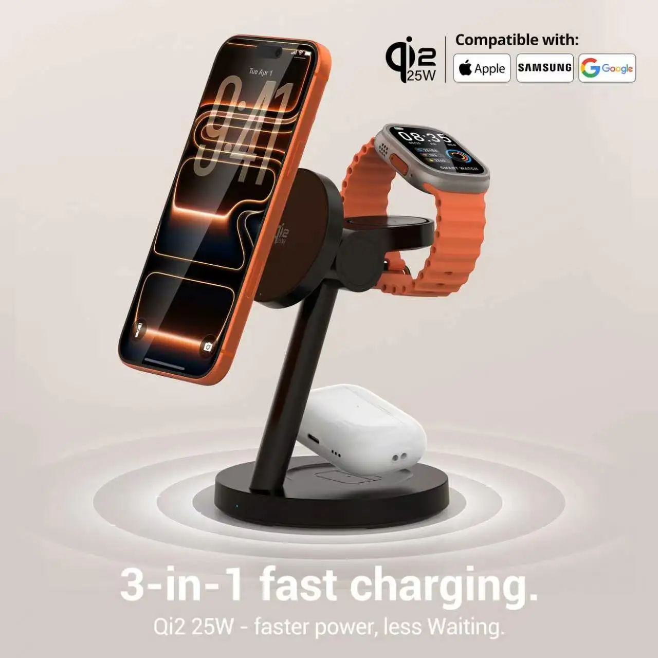 haayot-qi22-25w-wireless-charging-stationsuper-fast-charging-for-iphone-17-16-seriesgalaxy-s26-s25-ultragalaxy-watchairpods