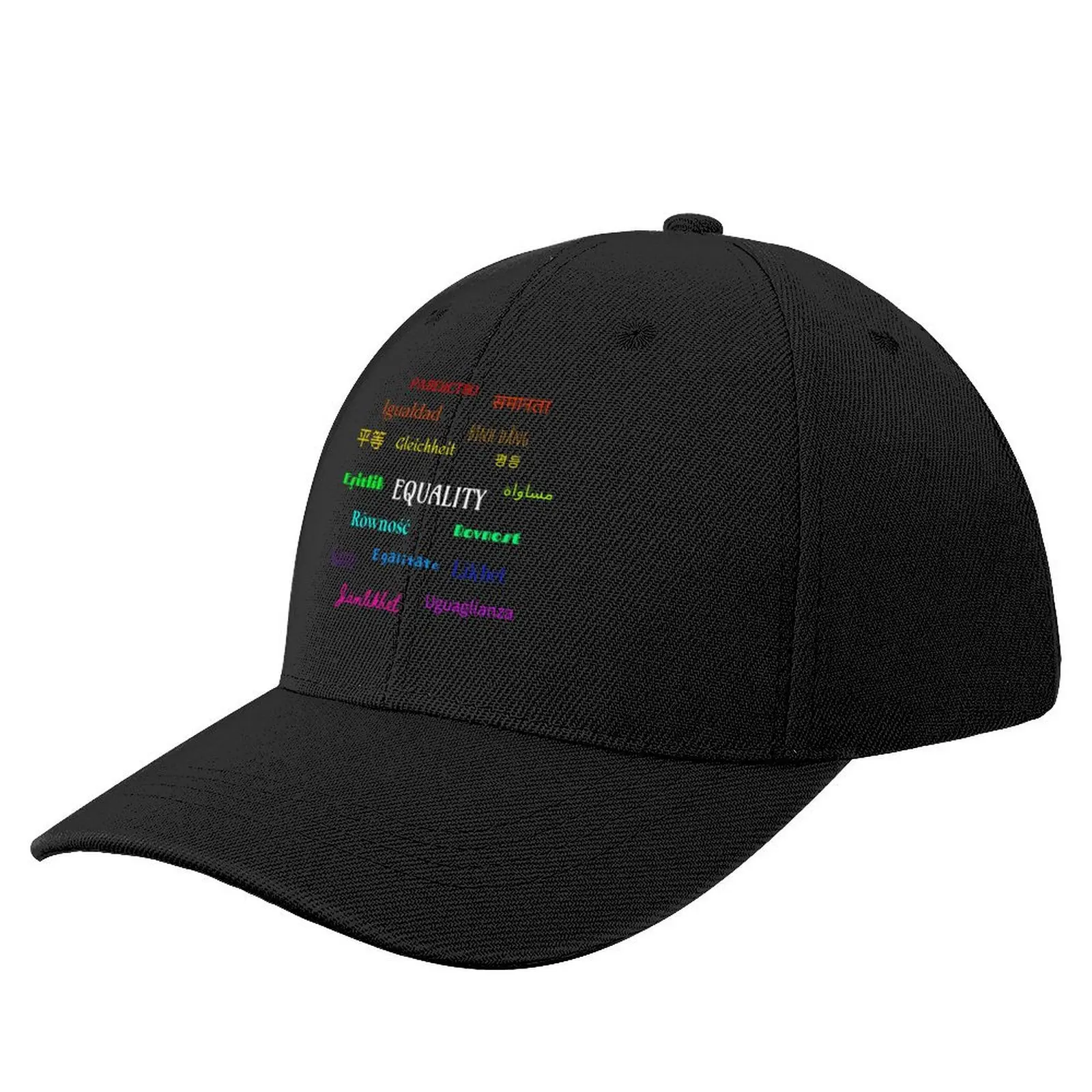 

Equality in different languages Baseball Cap sun hat Trucker Cap Men's Women's