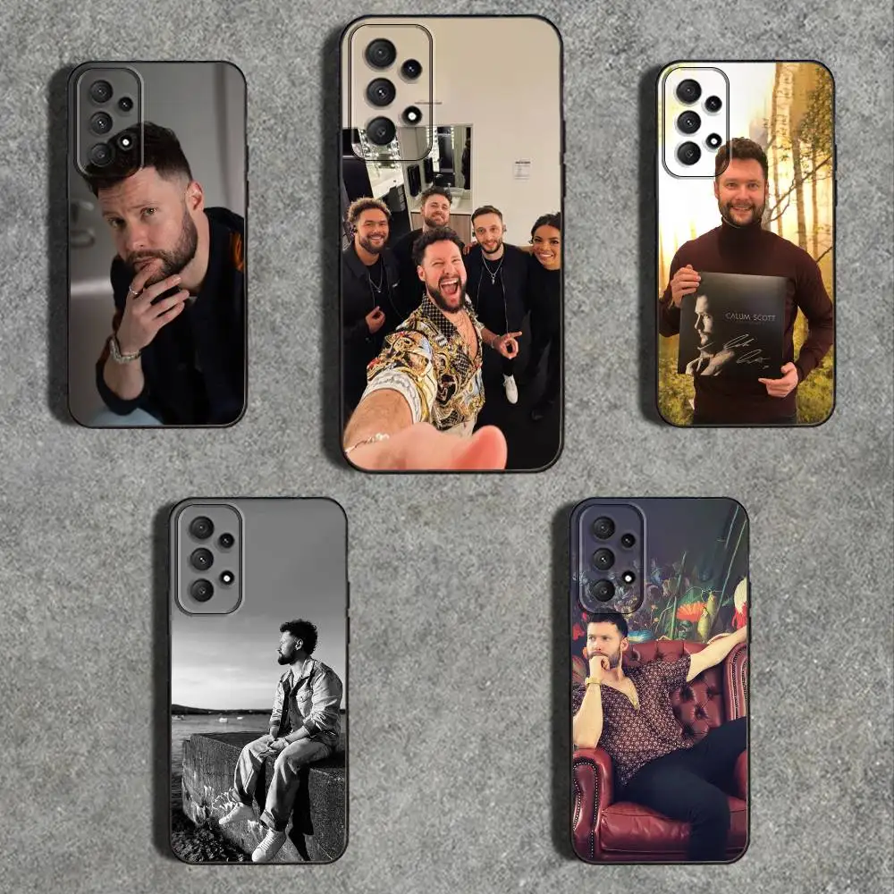 حافظة هاتف Avenoir C-Calum Scott لهاتف سامسونج جالاكسي A73,31,32,72,41,53,52,71,22,5G,Note,J7,8,9 غطاء أسود ناعم #1