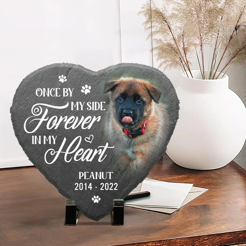 Custom Dog Memorial Stone Dog/Cat Memorial Gifts for Loss of Dog Pet Memorial Gifts Cemetery Decorations for Grave