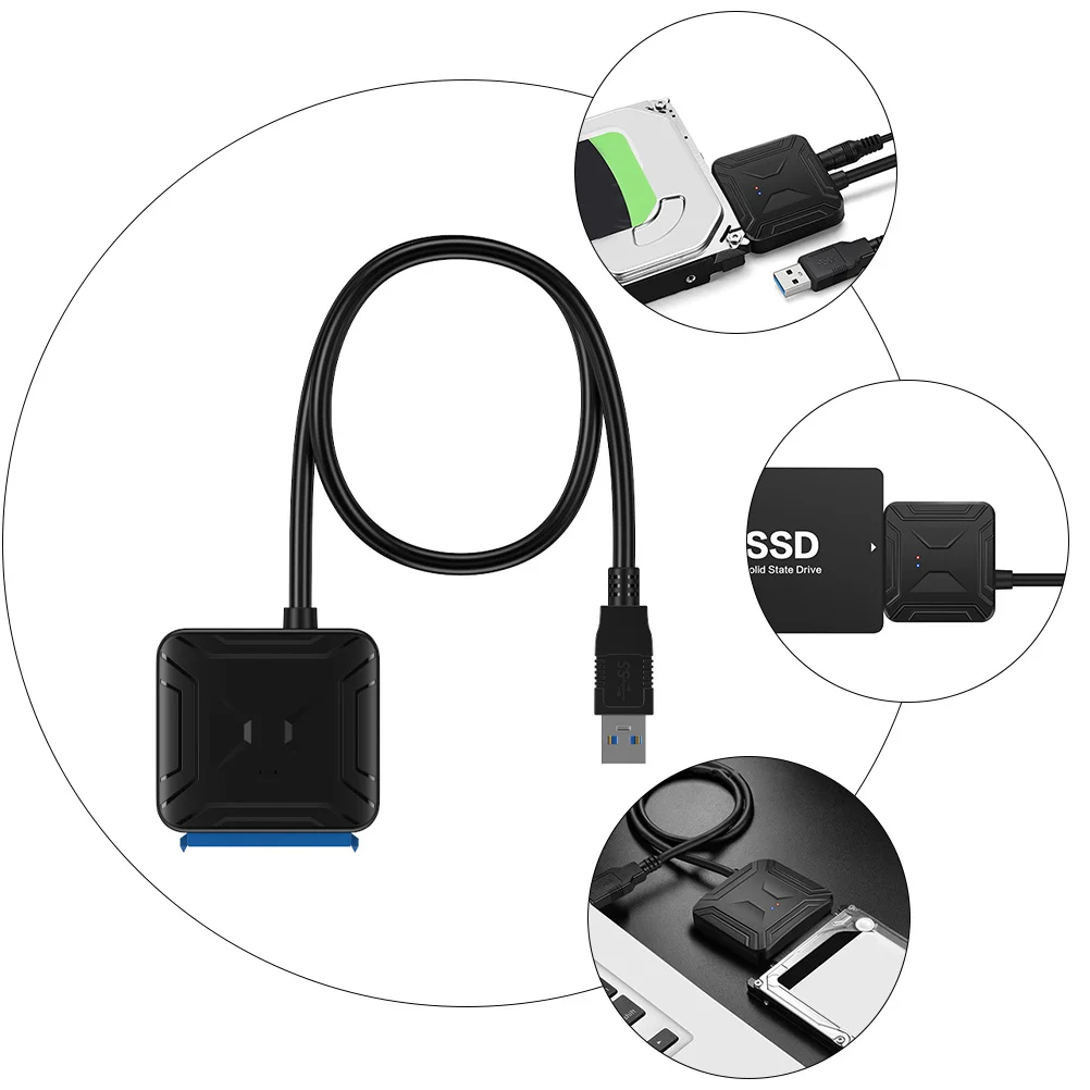 

USB to Data Line 3.5 Inch 2.5 Inch Hard Drive Converter USB 3.0 Hard Disk Cable Laptop Backup Easy Drive Cable Adapter