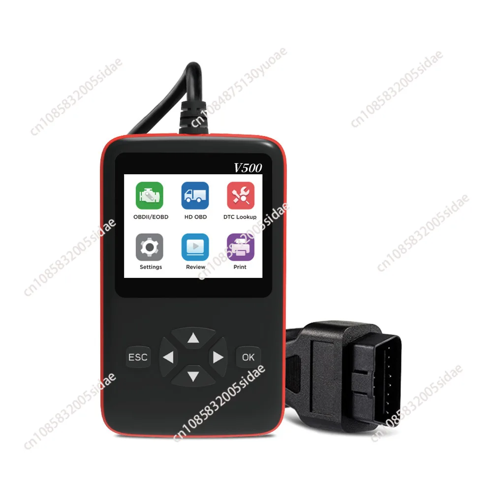 R&D V500 obd2 diagnostic device Professional OBD2 Scanner Diagnostic Tool with Powerful Functions