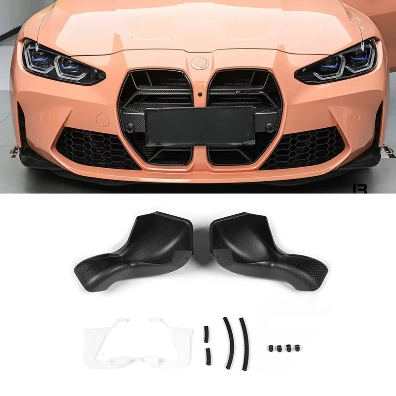 

Air intake dry carbon Fiber Scoops Matte Air Intake duct Plenum airscoop System Carbon Fiber for M3 M4 G80 G82