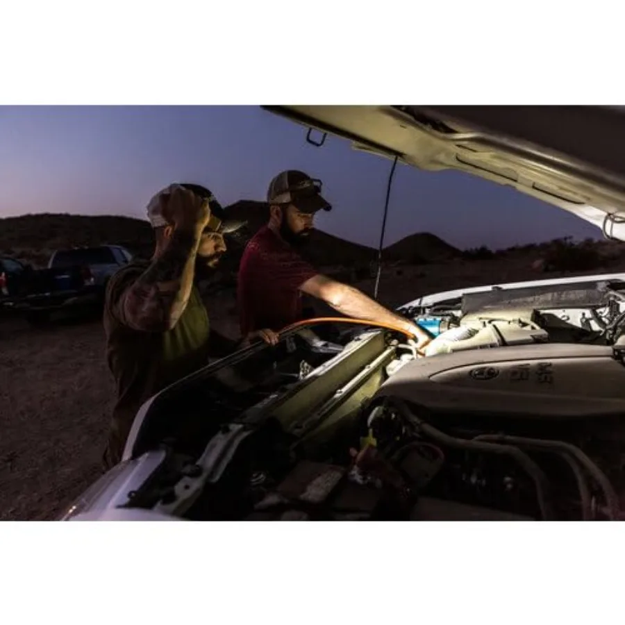 G2X Pro DualOutput LED Flashlight with Click Switch in Black for Outdoor Camping Emergency Survival and Indoor Home Use with Hi