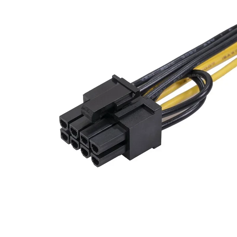 50cm 20cm 6pin To 8Pin (6 + 2Pin) PCI-E Cable 18AWG Mining Can Be Connected To A Variety of Different Graphics Cards