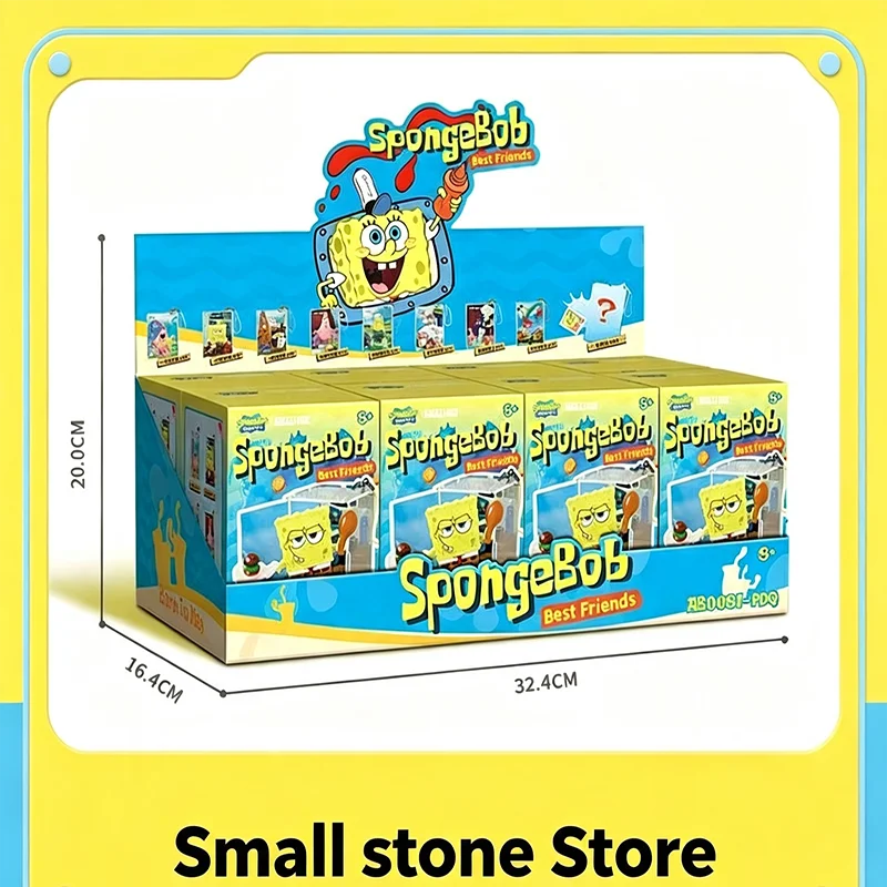 Area X SpongeBob Blind Box Building Block Keychain Pendant, Multiple Designs To Pick, Cute Collectible Gift For Adult Toy Lovers