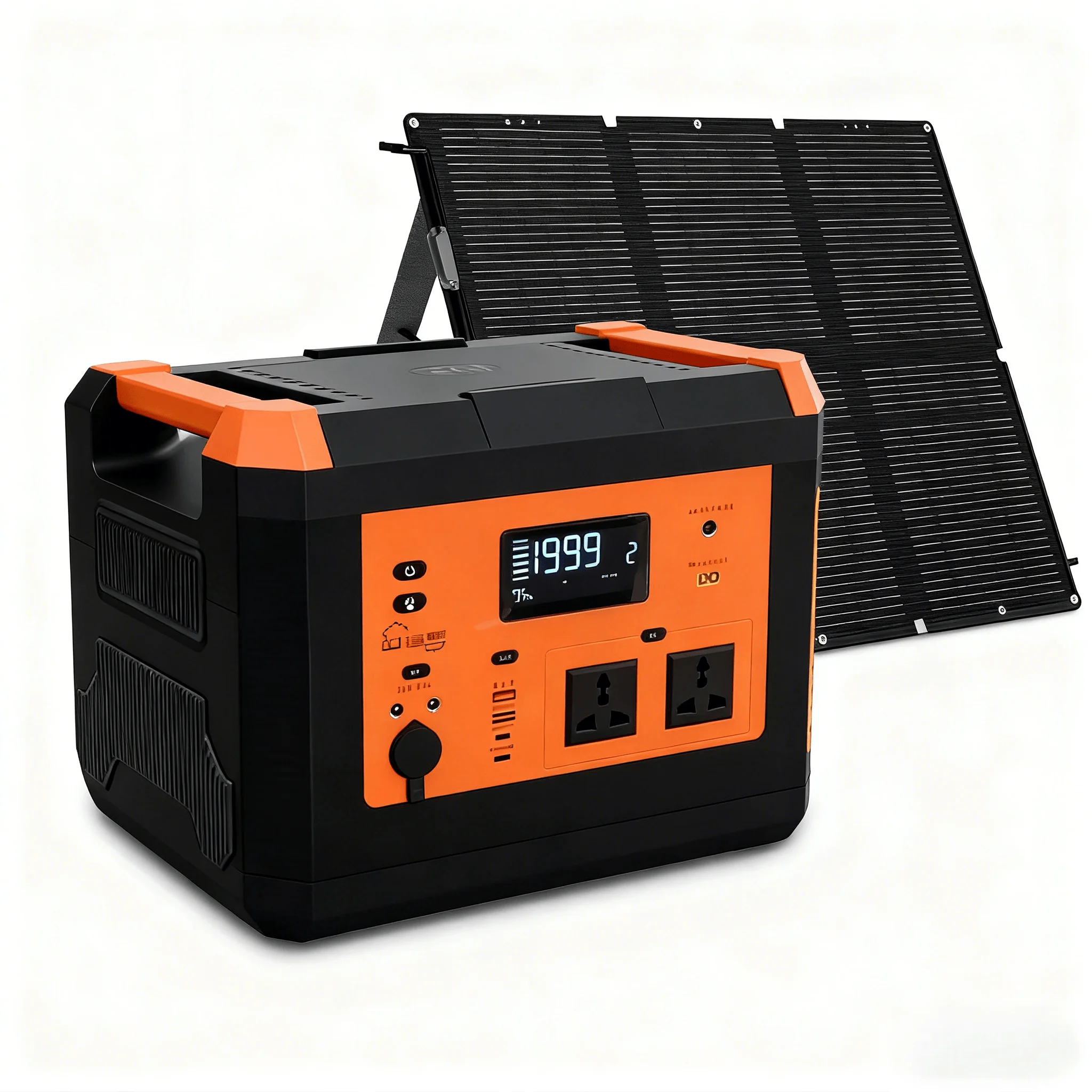 

2400W 3000W UPS Generator Solar Portable Power Supply Station With Solar Panels Lifepo4 Lithium Battery