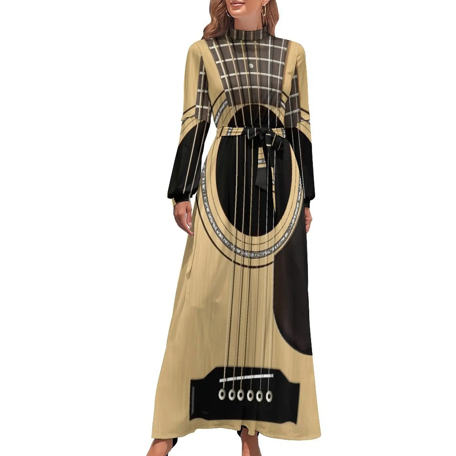 

Длинное платье для акустической гитары, платья для церемоний, платья для женщин, винтажное платье