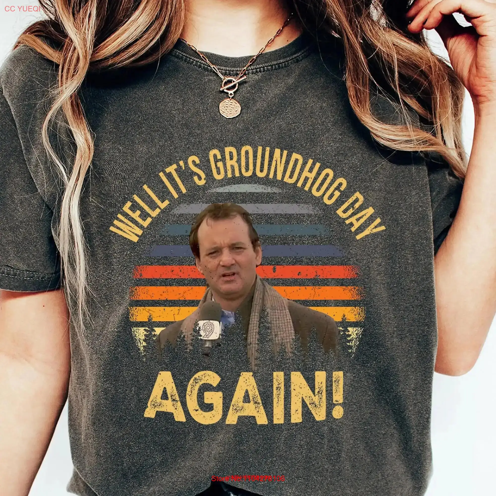 Well It's Groundhog Day Again Vintage Comfort Colors T Shirt Movies Quote Funny Meatballs For Friend 2023