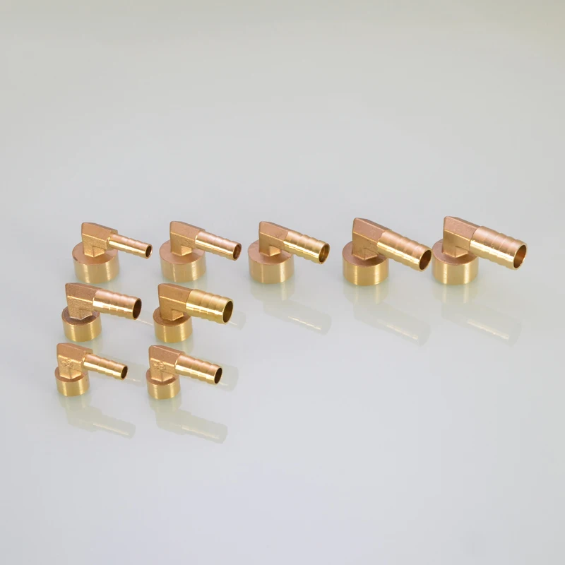 1/4＂Female Thread x 12mm Barb Brass Pipe Fitting Barb Hose Tail Reducer Pagoda Joint Coupling DN8 Connector Adapter Accessories