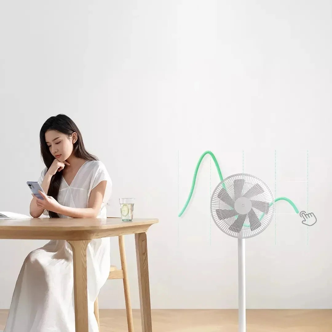 XIAOMI MIJIA Smart DC Standing Fan 1X Upgraded Version Frequency Conversion Electric Floor Standing Fan Support MI HOME App Fans