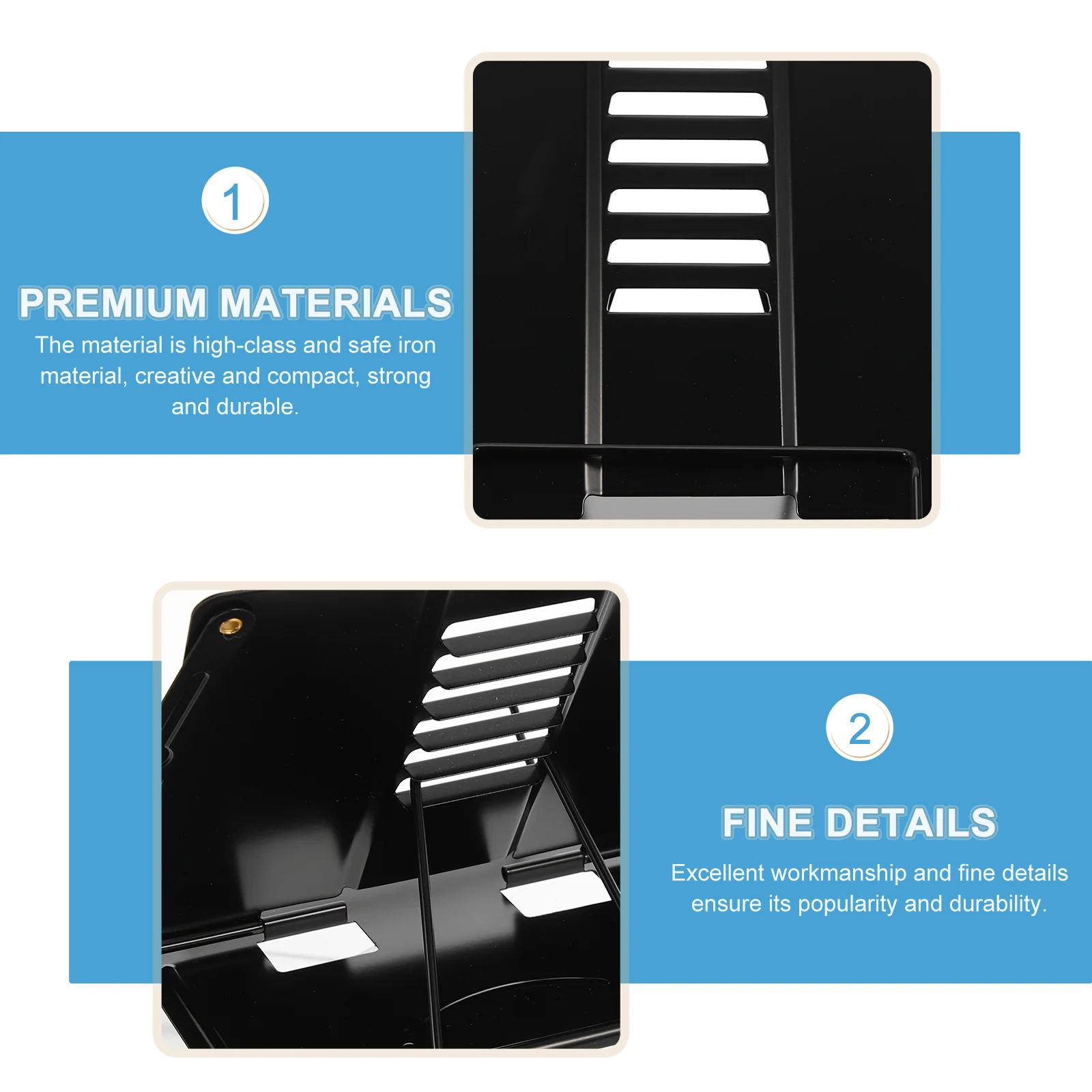 

Adjustable Book Desktop Reading Stand Iron Document Holder Laptop Tablet Music Sheet Recipe Textbook Rack Multipurpose