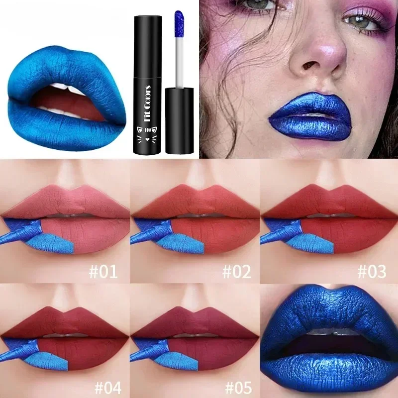 5 Kleur Peel Off Lip Liner Tattoo Lipgloss Waterdichte Langdurige Matte Lip Inkt Lip Tint Sexy Roodbruine Contour Lipliner Make-Up