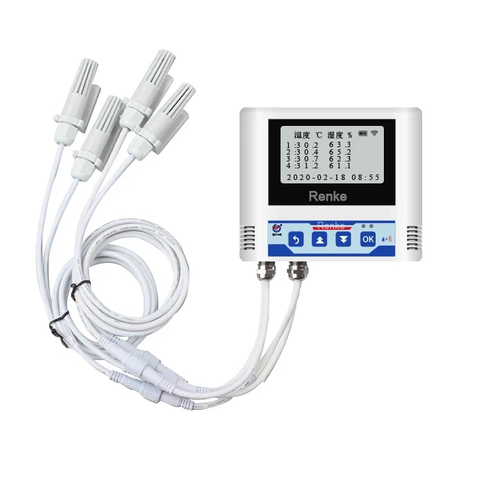 Registrador de datos multicanal Wifi, Sensor de temperatura y humedad inalámbrico