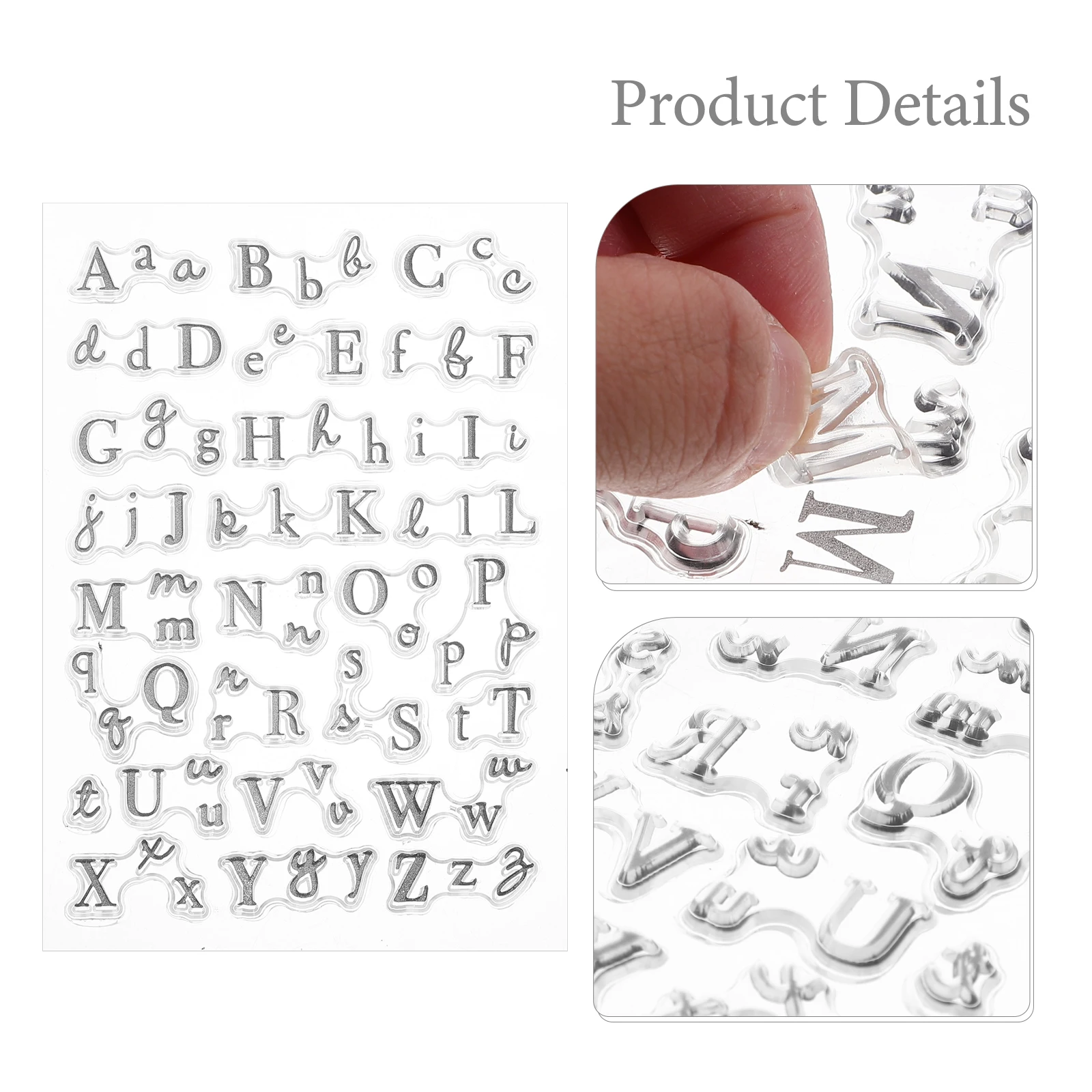

Scrap Book Finished Seal Alphabet Stamps Decorative Journal Scrapbook Paper Diary Clear
