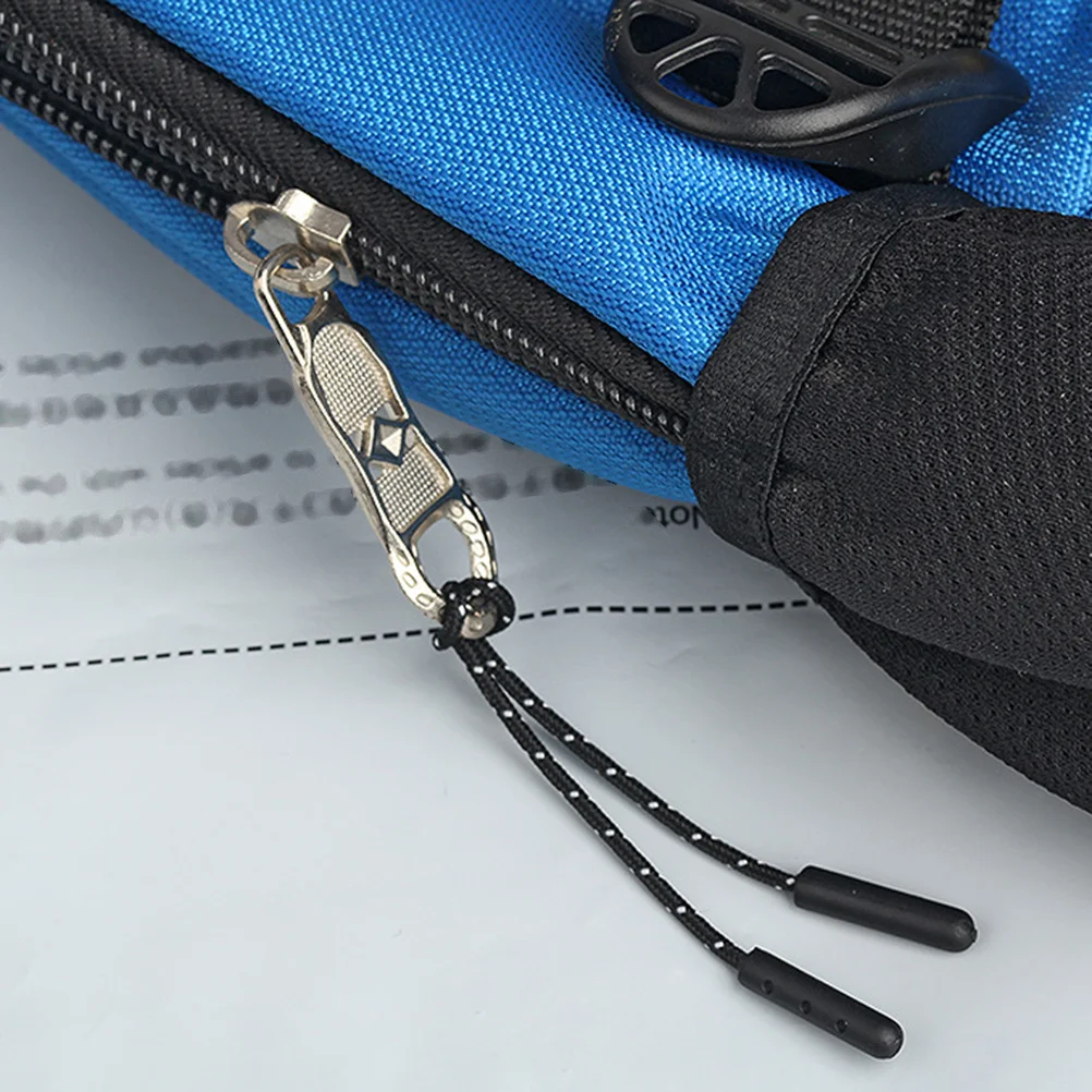 

30pcs Zipper Puller Black Plastic Polyester Replacement For Damaged Zippers Backpack Luggage Jackets Sportswear Clothes Repair