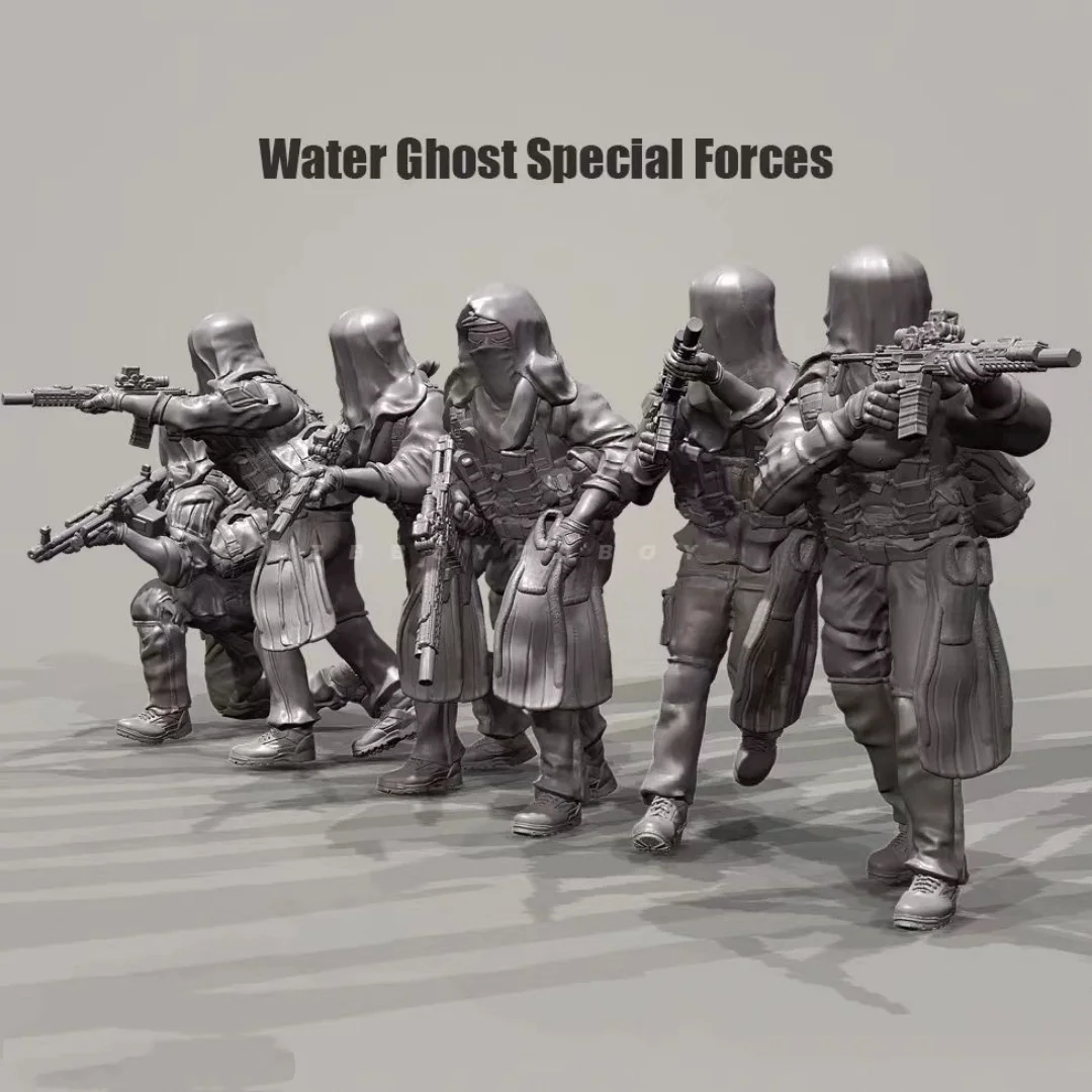 

1/35 Scale Resin Figure veil Special Forces 6-person Assemble Model Kit Unassembled and Unpainted 3D printing DIY toy