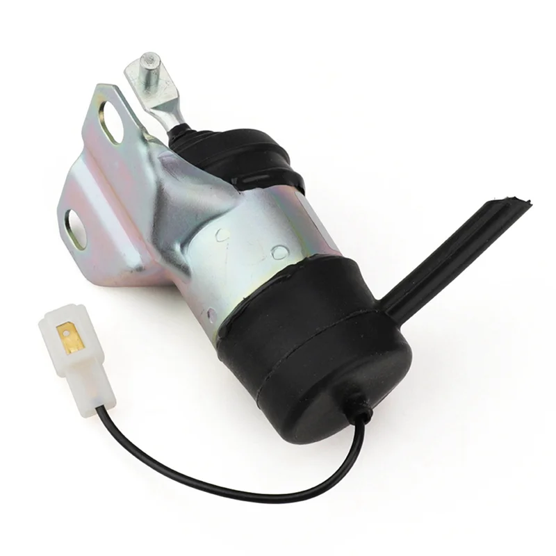 2X 15471-60010 12V Bahan Bakar Mematikan Solenoid 052600-1000 15471-60013 untuk Kubota Bagian Traktor Generator Berhenti Solenoid-A99D