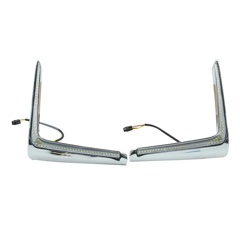 2 قطعة ل 16-17 سوبارو XV تعديل LED أضواء النهار الجري ، أضواء المصد الأمامي