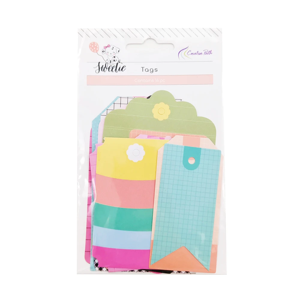 Creative Path 9-teiliges Sweetie DIY Bastelset Dekorative Papier- und Kartonrahmen-Aufkleber Stanzformen Journaling Scrapbooking Komplettset – Detail 15