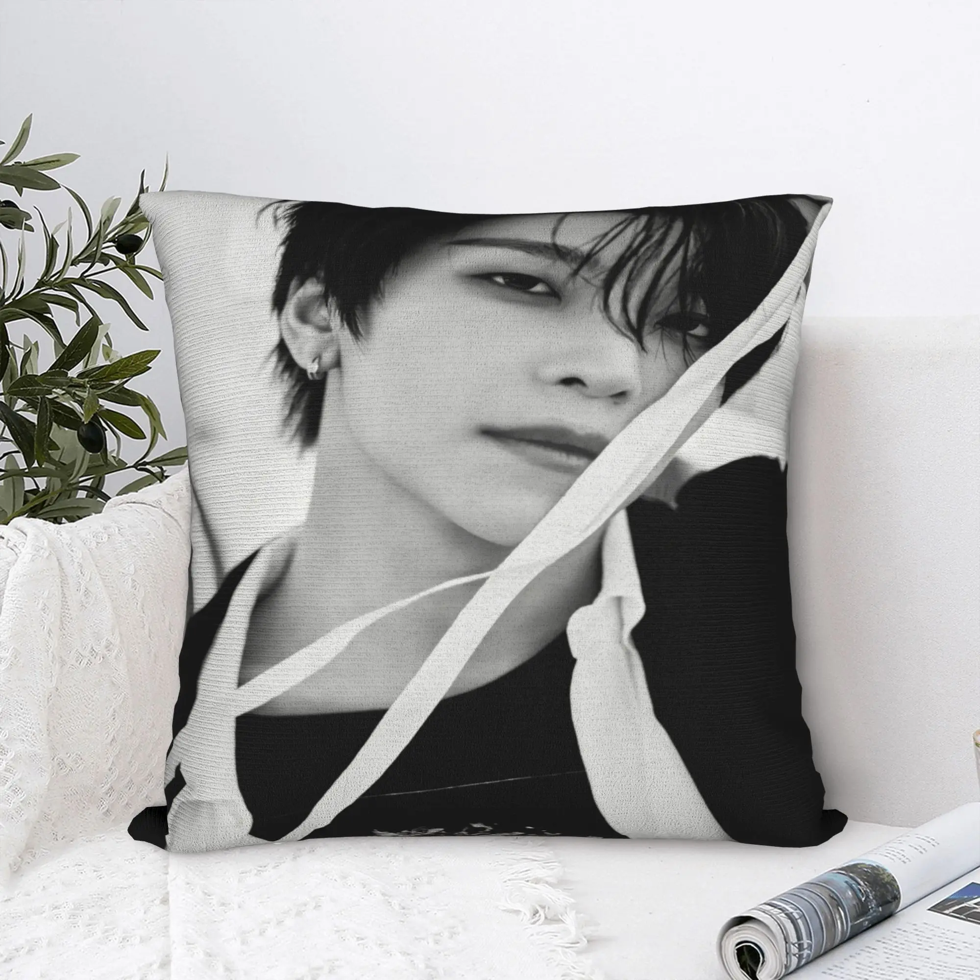 Ald1 Members Pillow Case  Print Pillow Cover For Living Room Sofa Retro Trendy Cushion Cover