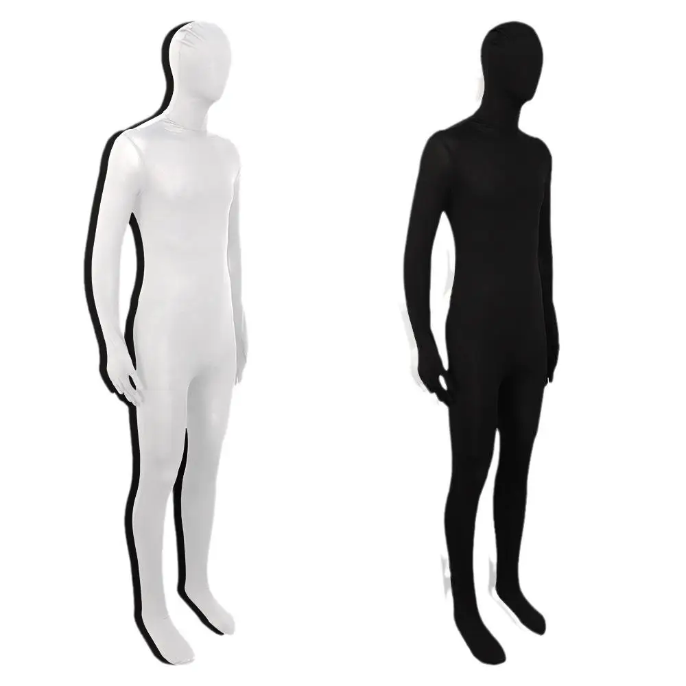 أزياء الهالوين بدلة غير مرئية بذلة ضيقة ملابس رجالية لفة الأدوار بدلة بلا عباءة غير مرئية ملابس مقاس الكبار