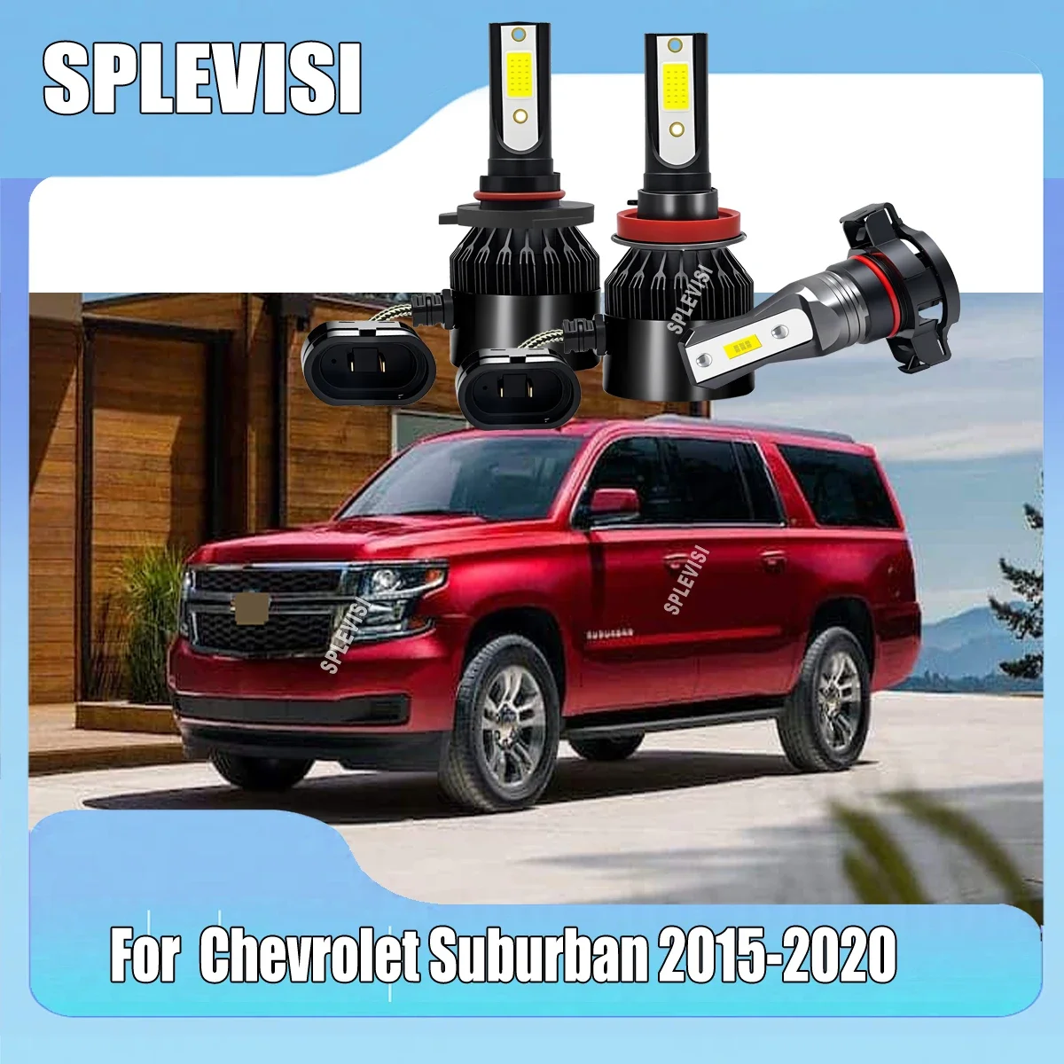 

Drive Confidently with LED Headlights Foglight -Brighter Beams for Darker Roads For Chevrolet Suburban 2015 2016 2017 2018-2020