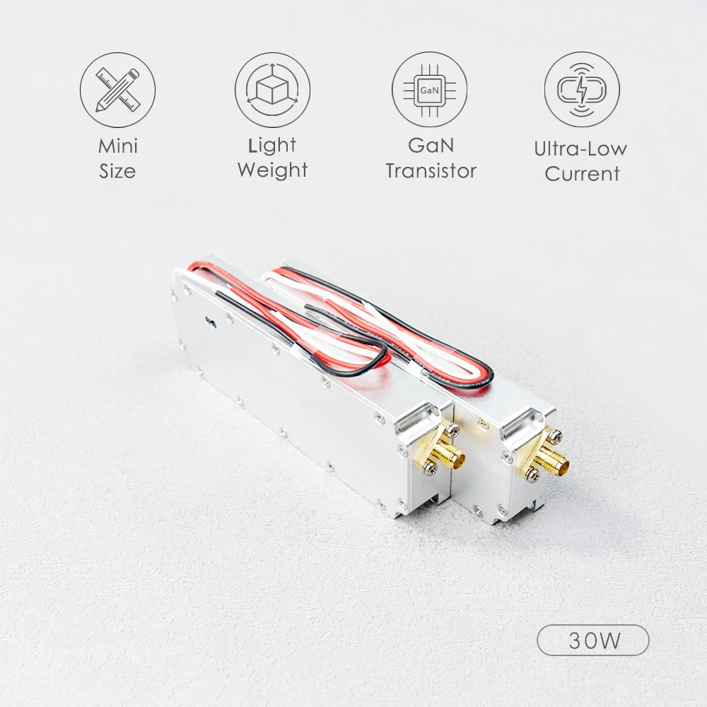 30W 700Mhz Eindversterker 970-1030Mhz 1160-1280Mhz 1560-1680Mhz Type Sma Connector