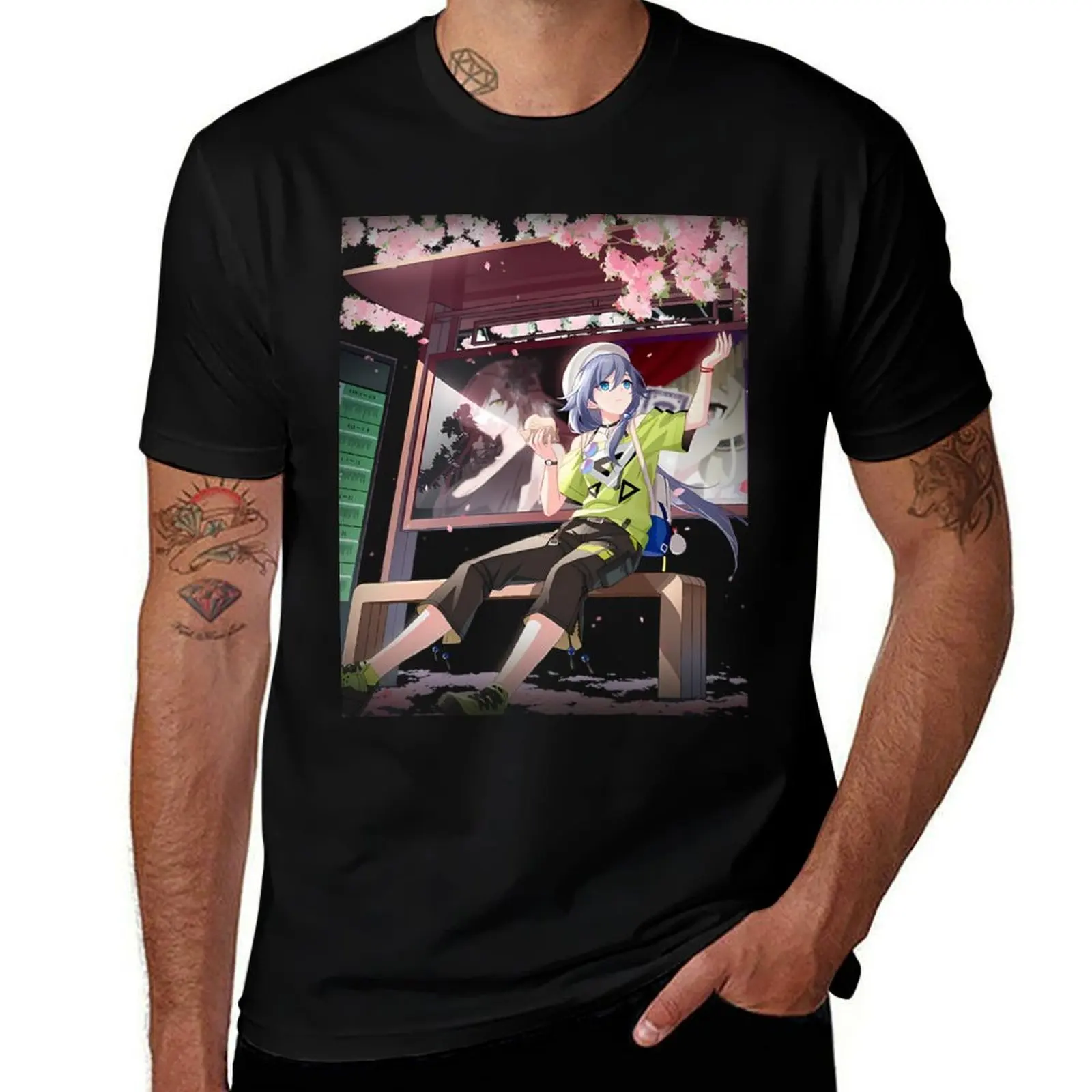Honkai Impact 3rd Fu Hua Ordinary Day T T-Shirt Classic Graphic Short Sleeve Top T-Shirt