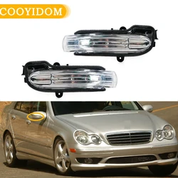 Car Front Marker Light Door Wing Rearview Mirror For Mercedes Benz W203 4Door 2004 2005-2007 Turn Signal Indicator Side Lamp