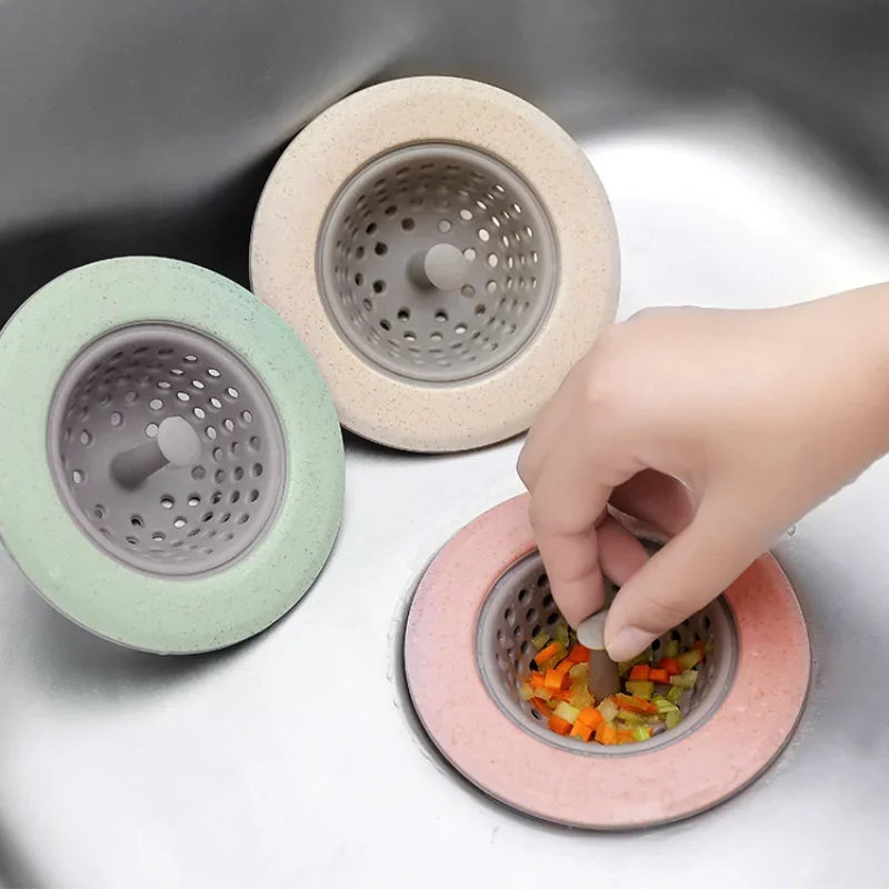 

New Sink Strainer Silicone Sieve Kitchen Sink Filter Mesh Fillers For Hair Gootsteen Zeef Things For Kitchen Accessories