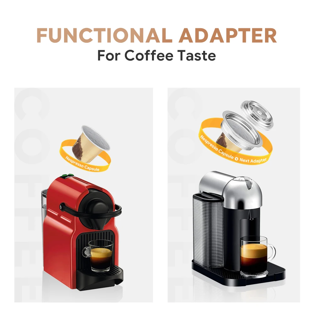 For Vertuo GCA1 Adapter for Nespresso Pod Reusable Vertuoline Delonghi ENV135 Converts to Coffee Capsule Barista Accessories